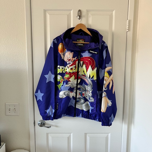 Members Only Space Jam Windbreaker Jacket - Picture 2 of 5